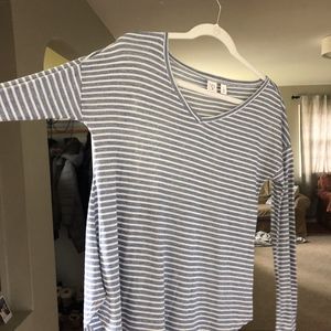 BP striped sweater blue and white